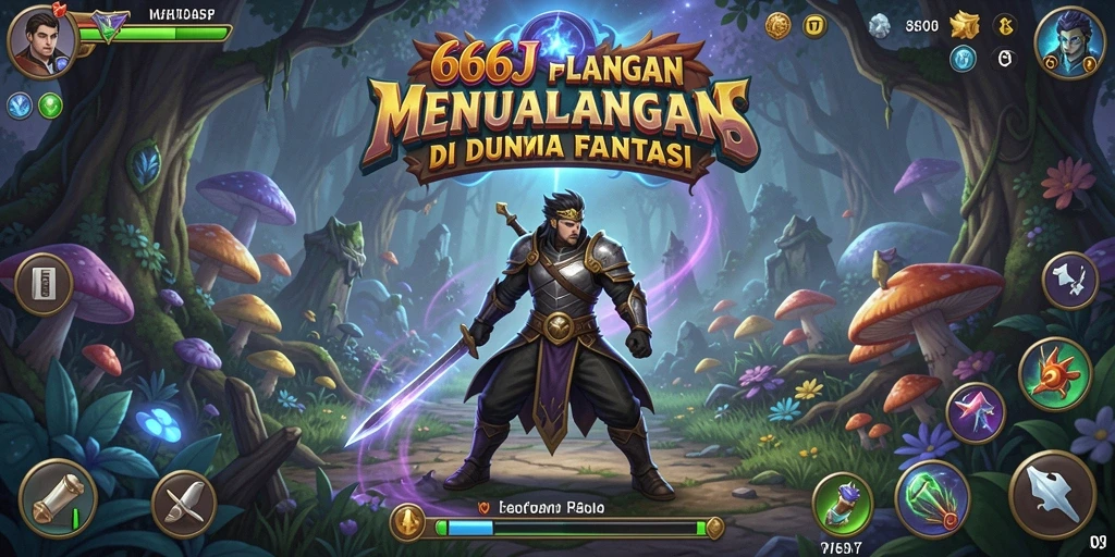 Tampilan gameplay dari 666J dengan banyak petualangan seru.