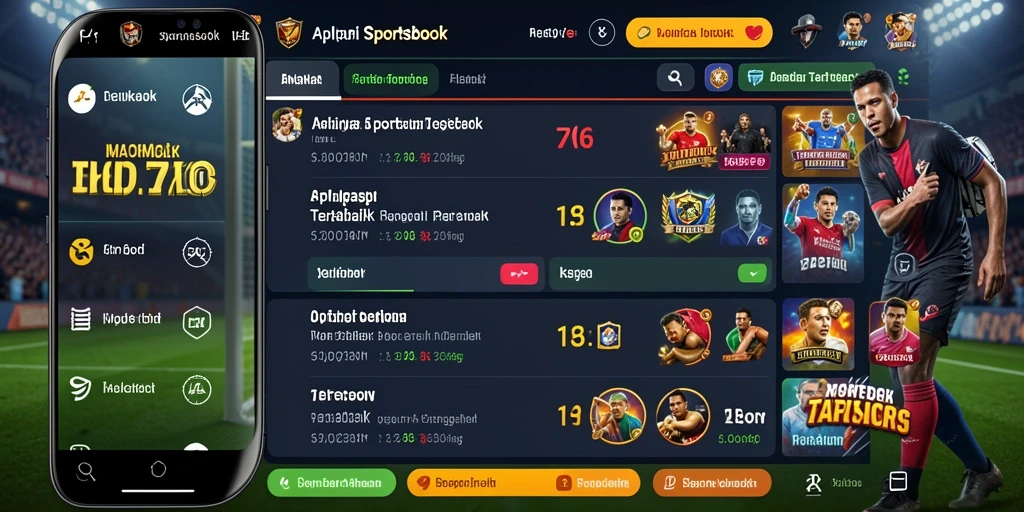 Tampilan menarik dari gameplay Sportsbook di 797K.