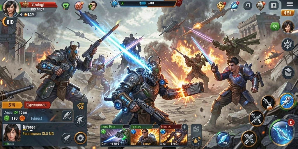 Skrinsut gameplay SLG yang mendebarkan di 8ID.