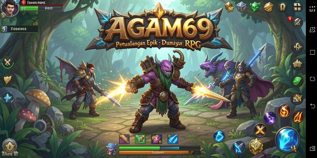 Tampilan gameplay AGAM69 yang menakjubkan dan menegangkan.