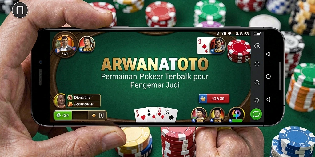 Tampilan menarik dari permainan Poker ARWANATOTO yang mengasyikkan.