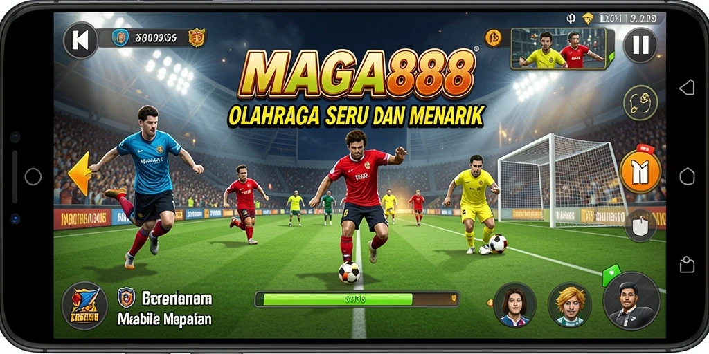 Tampilan gameplay MAGA888 yang seru dan interaktif di lapangan.