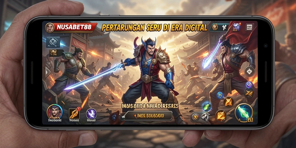 Gameplay NUSABET88 yang mendebarkan dengan pertarungan seru.