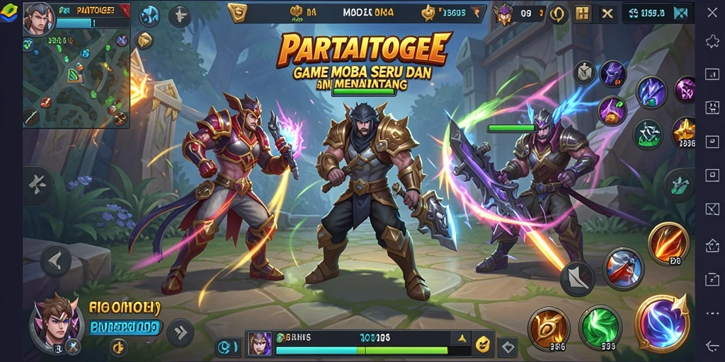 Tampilan gameplay seru dari PARTAITOGEL dengan karakter unik dan aksi intens.