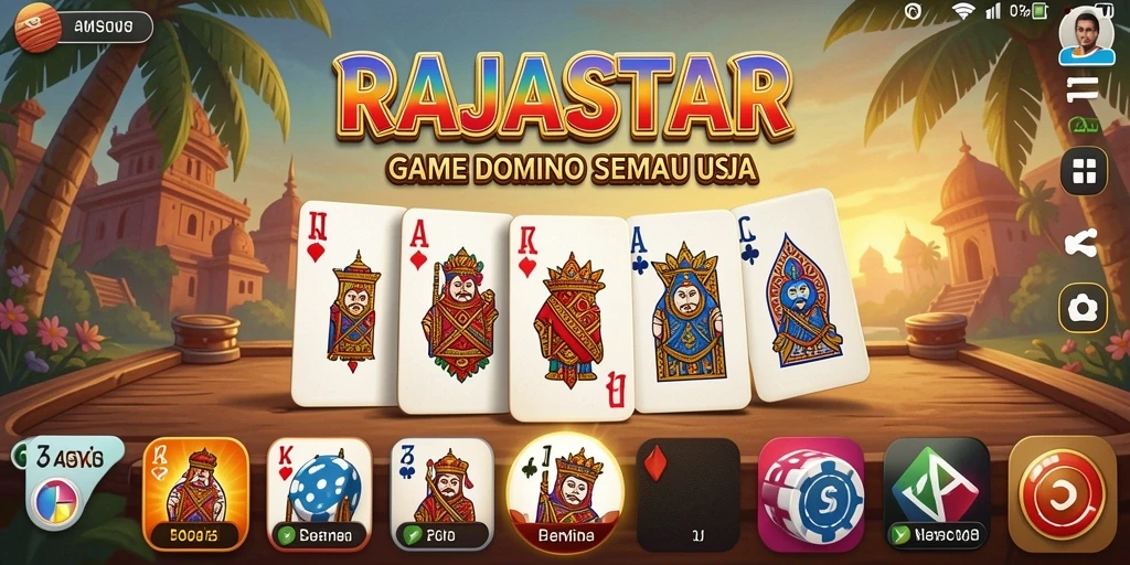 Screenshot gameplay RAJASTAR yang menarik dan seru.