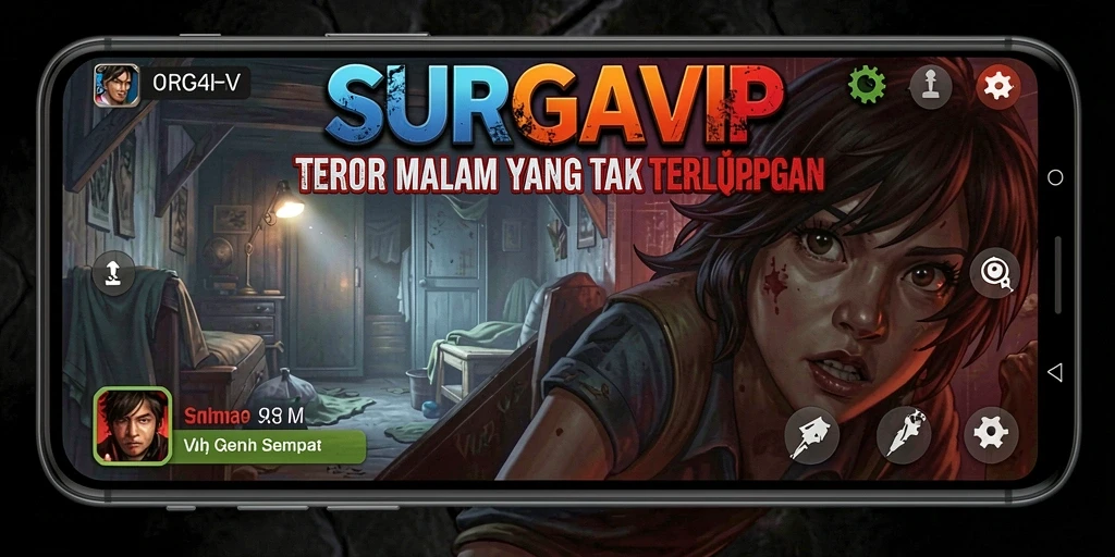 Gameplay SURGAVIP yang mencekam dan menakutkan.