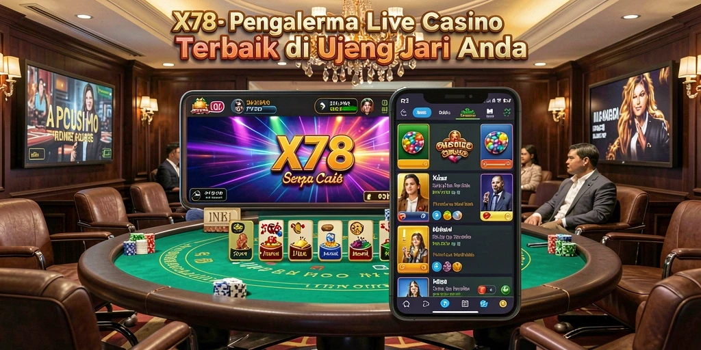 Menampilkan dealer langsung dan permainan kasino yang mengasyikkan.