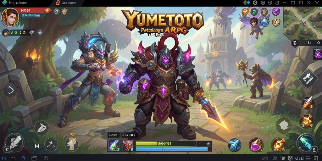 Tampilan gameplay seru dan menantang di YUMETOTO.